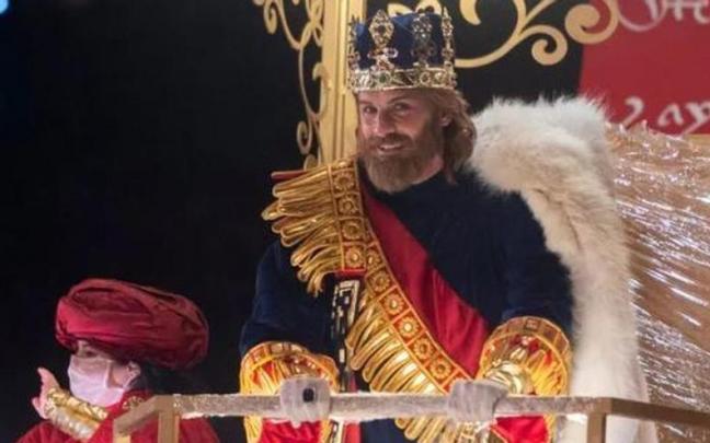 Beltrán Iraburu, el rey Gaspar en la Cabalgata de Madrid. Beltrán Iraburu, el rey Gaspar en la Cabalgata de Madrid.
