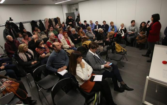 Asistentes al último foro de barrio en Santa María la Real.