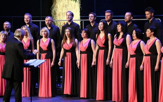 Un coro, participando en el Certamen Coral de Tolosa en a&ntilde;os anteriores