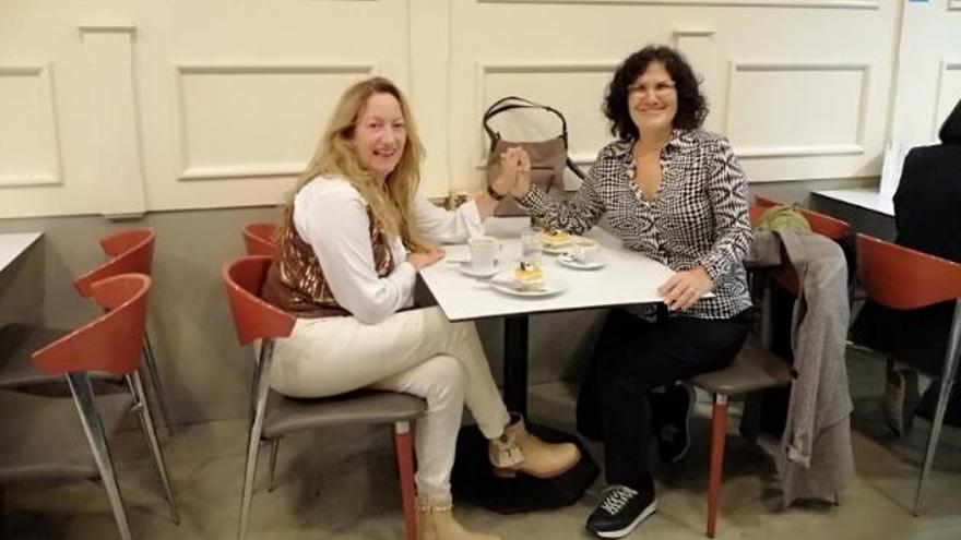 Begoña Pardo y su amiga Begoña Melchor