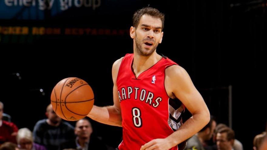 El base José Manuel Calderón, cuando militaba en los Toronto Raptors