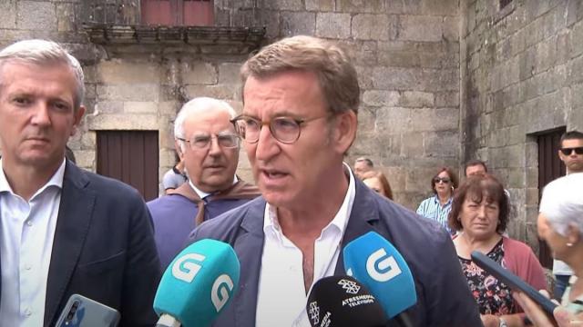 El presidente del PP, Alberto Núñez Feijóo