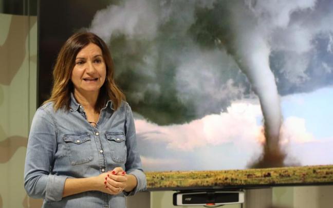 Onintze Salazar ofreci&oacute; una charla el pasado viernes en Durango en la que repas&oacute; los fen&oacute;menos meteorol&oacute;gicos extremos.