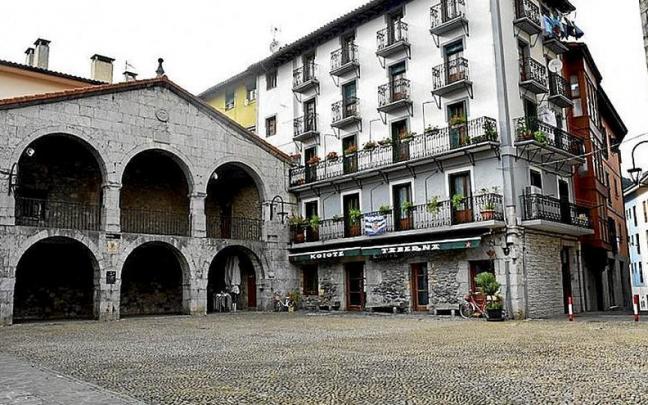 Zestoako erdiguneko irudia. | ARGAZKIA: ARNAITZ RUBIO