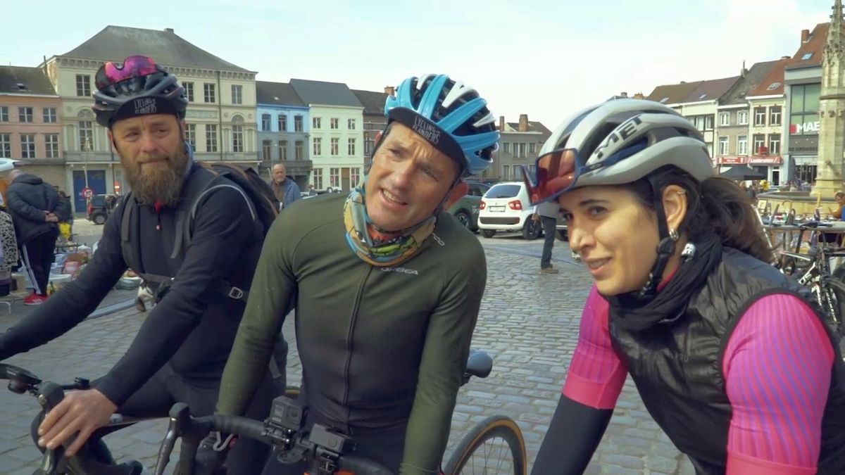 Zigor Iturrieta y la ciclista Lierni Lekuona.