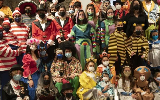 Presentación de las comparsas del Carnaval de Vitoria, el año pasado