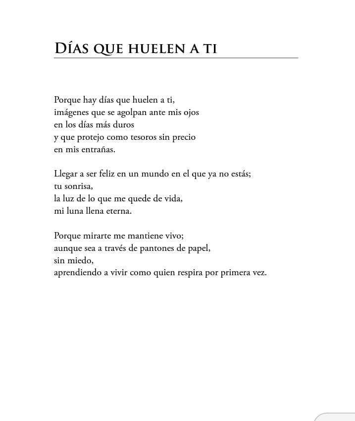 Uno de los poemas de Ibarrola.