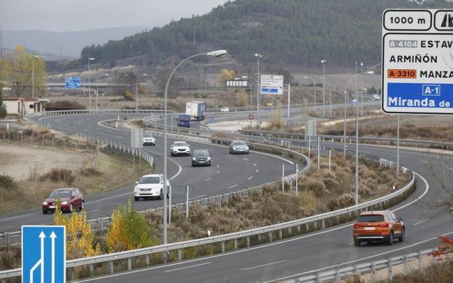 El nudo de Armiñón, el pasado fin de semana