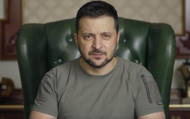 El presidente de Ucrania, Volodomir Zelenski. El presidente de Ucrania, Volodomir Zelenski.
