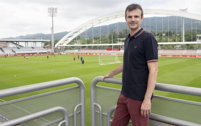 Jon Uriarte en Lezama. Jon Uriarte en Lezama.