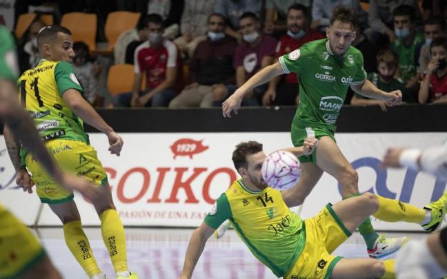 Linhares, durante el Osasuna Magna Xota-Jaén Paraíso Interior del curso pasado.
