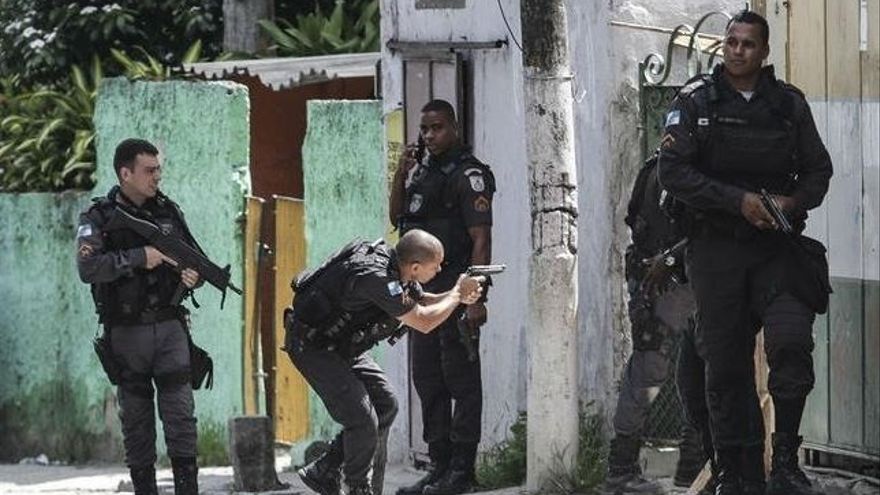 Agentes de la Policía de Brasil.
