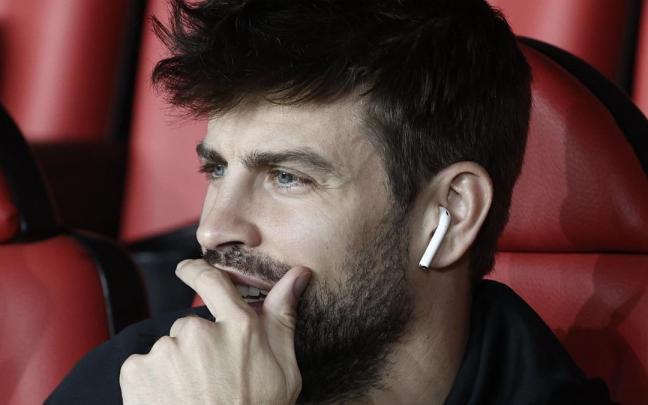 Gerard Piqué, el martes pasado en El Sadar.