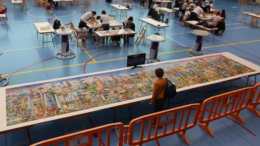 El campeonato de 2018, con el enorme puzzle ya montado.
