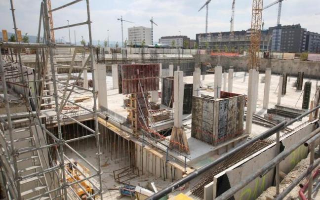 Obras de construcción de viviendas en Navarra