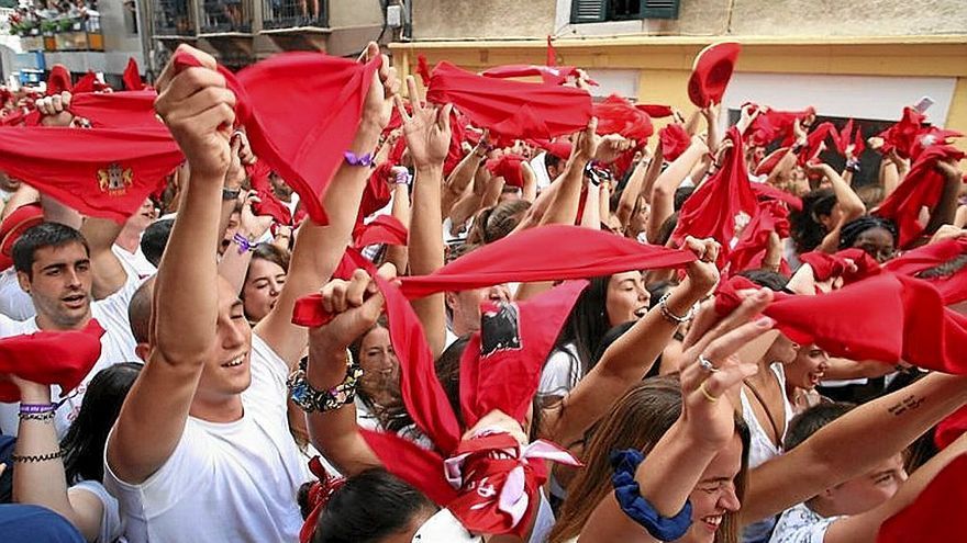 Debarras durante el inicio de los sanrokes de 2018. | FOTO: IKER AZURMENDI