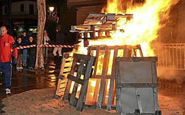 El fuego fue protagonista.