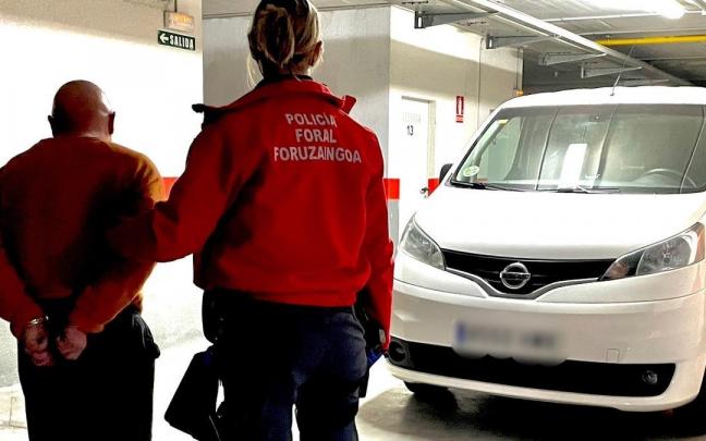Imagen del detenido en Artica por hurto de una furgoneta. Imagen del detenido en Artica por hurto de una furgoneta.