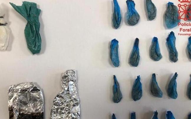 Sustancias incautadas a los detenidos