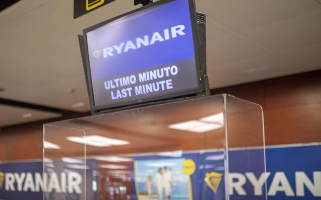 Mostrador de Ryanair.