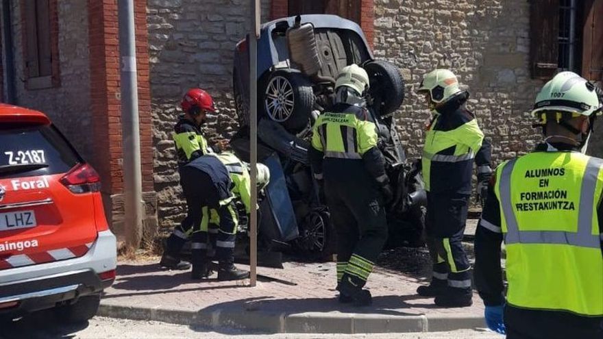 Estado en el que ha quedado el vehículo accidentado.