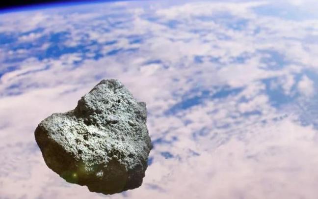 Imagen de archivo de un asteroide. Imagen de archivo de un asteroide.