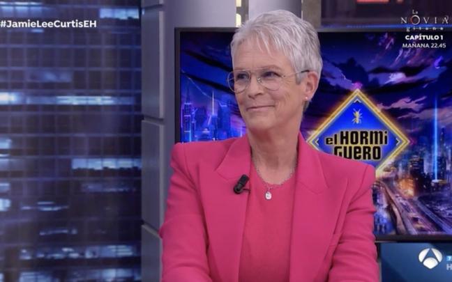 Jamie Lee Curtis en 'El Hormiguero'.