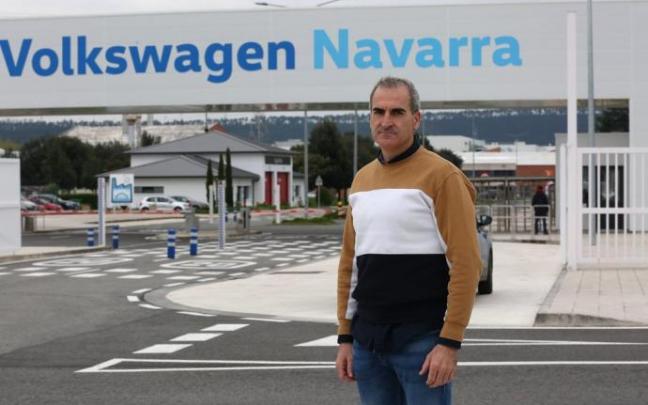 Alfredo Morales Vidarte, presidente del comité de empresa de Volkswagen Navarra (UGT)