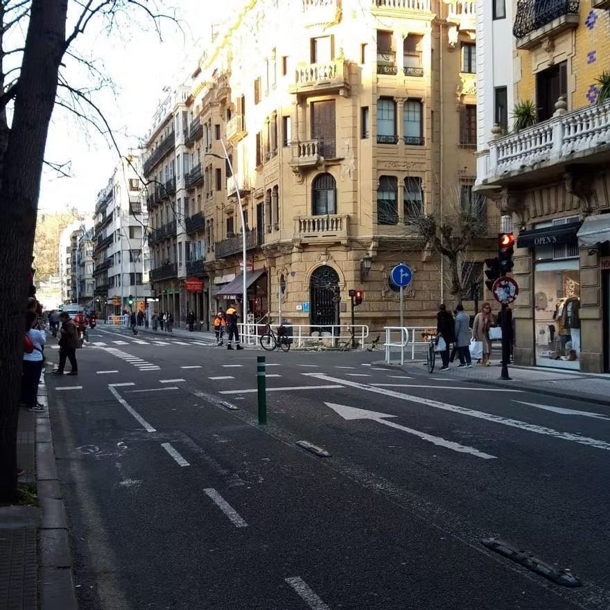 Calle Easo de Donostia.
