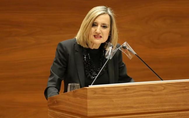Cristina Ibarrola, de Navarra Suma, en el Parlamento, ahora candidata a la Alcaldía de Pamplona Cristina Ibarrola, de Navarra Suma, en el Parlamento, ahora candidata a la Alcaldía de Pamplona