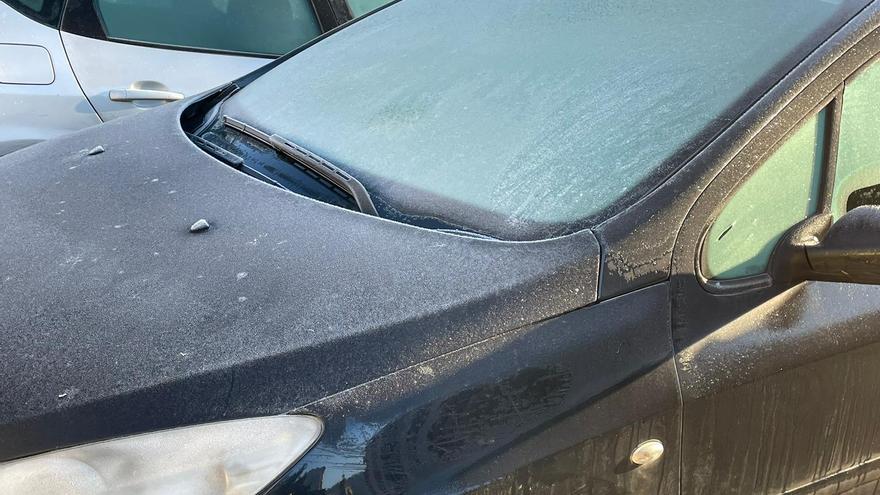 Heladas en Bizkaia durante todo el fin de semana