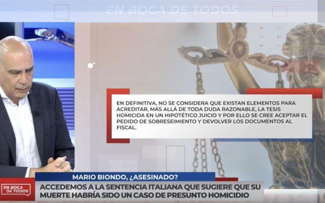 Nacho Abad habla sobre la sentencia italiana del caso Mario Biondo. Nacho Abad habla sobre la sentencia italiana del caso Mario Biondo.