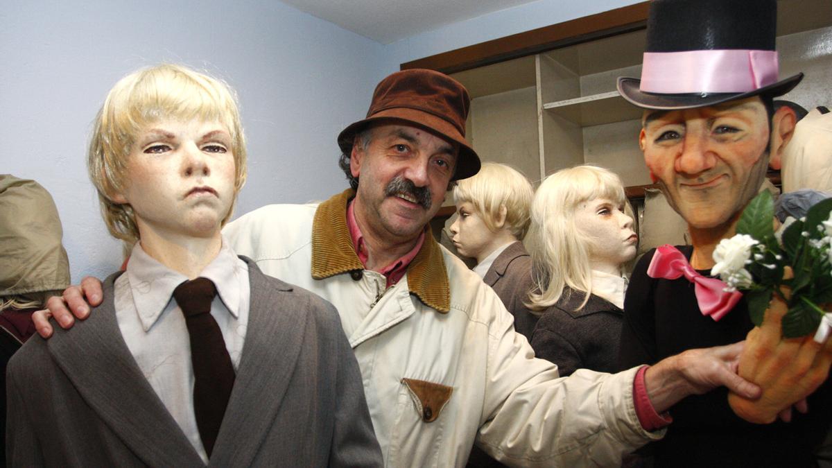 Alberto Saavedra en su almacén de Martutene, en una entrevista que concedió a este periódico en 2010.