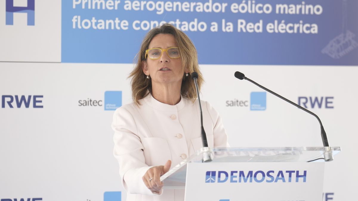 La vicepresidenta tercera del Gobierno y ministra para la Transición Ecológica, Teresa Ribera. | FOTO: E. P.