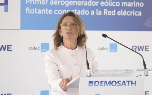 La vicepresidenta tercera del Gobierno y ministra para la Transici&oacute;n Ecol&oacute;gica, Teresa Ribera. | FOTO: E. P.