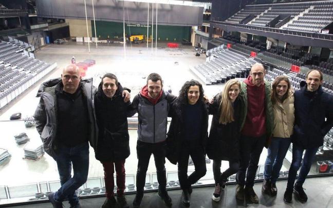 Zportzi finalistak, Nafarroa Arenan egindako aurkezpenean