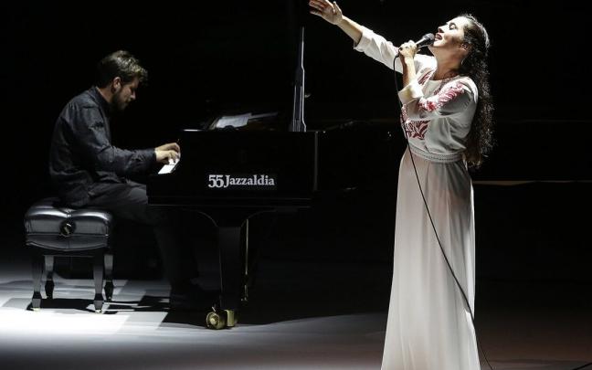 Actuación de Silvia Pérez Cruz en el 55º Jazzaldia