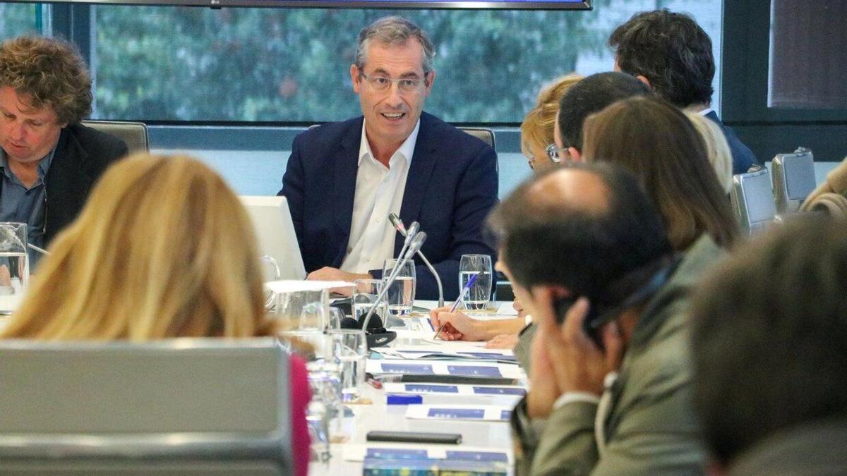 Markel Olano en una comparecencia anterior en las Juntas Generales de Gipuzkoa.