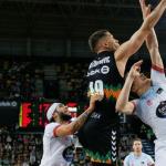 Emir Sulejmanovic, en el encuentro ante el Monbus Obradoiro.