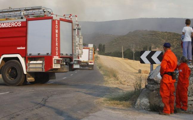 Incendio en Zambrana Incendio en Zambrana