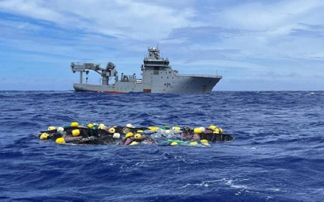 La Policía de Nueva Zelanda ha interceptado un total de 3,2 toneladas de cocaína flotando en aguas del Pacífico La Policía de Nueva Zelanda ha interceptado un total de 3,2 toneladas de cocaína flotando en aguas del Pacífico
