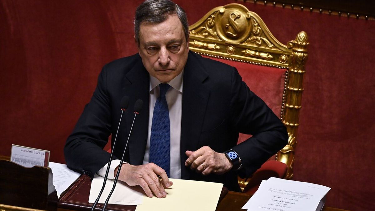 El primer ministro italiano, Mario Draghi.