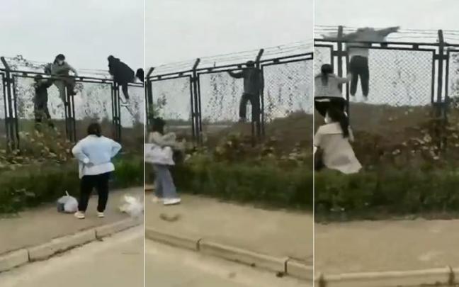 Varios trabajadores de Apple Foxconn en Zhengzhou abandonan la fábrica. Varios trabajadores de Apple Foxconn en Zhengzhou abandonan la fábrica.