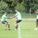 I&ntilde;igo Mart&iacute;nez durante una sesi&oacute;n de entrenamiento en Harsewinkel