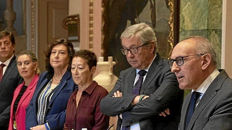 Ramiro González ahaldun nagusia, hitzaldian. | ARGAZKIA: ALEX LARRETXI