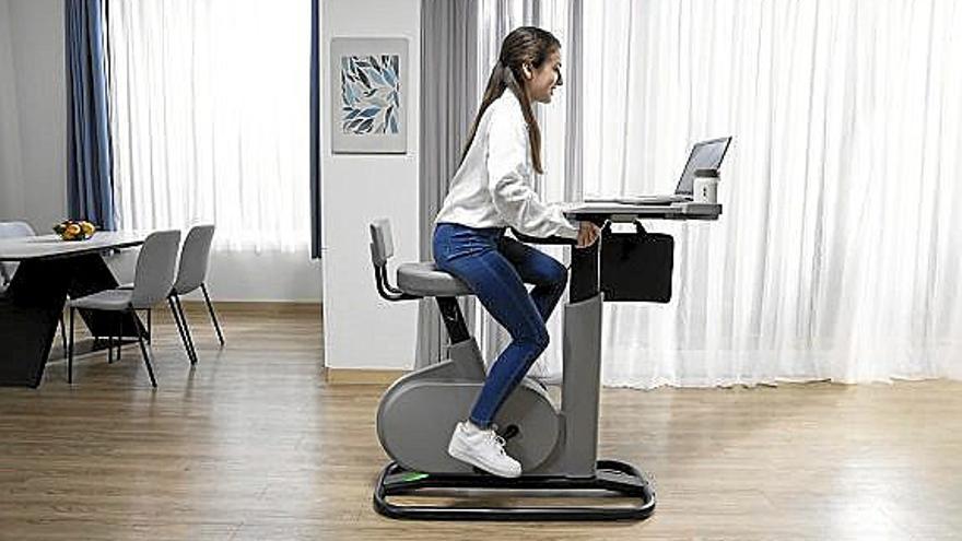 El puesto de trabajo en el que haces ejercicio y creas energía al mismo tiempo.