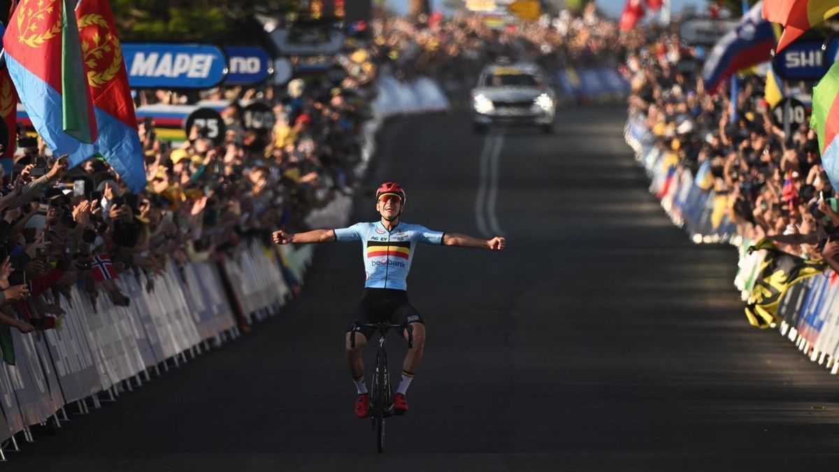 Remco Evenepoel, nuevo campeón del mundo.