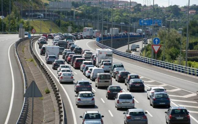 Imagen captada durante la 'Operación salida 2020' en Euskadi. Imagen captada durante la 'Operación salida 2020' en Euskadi.