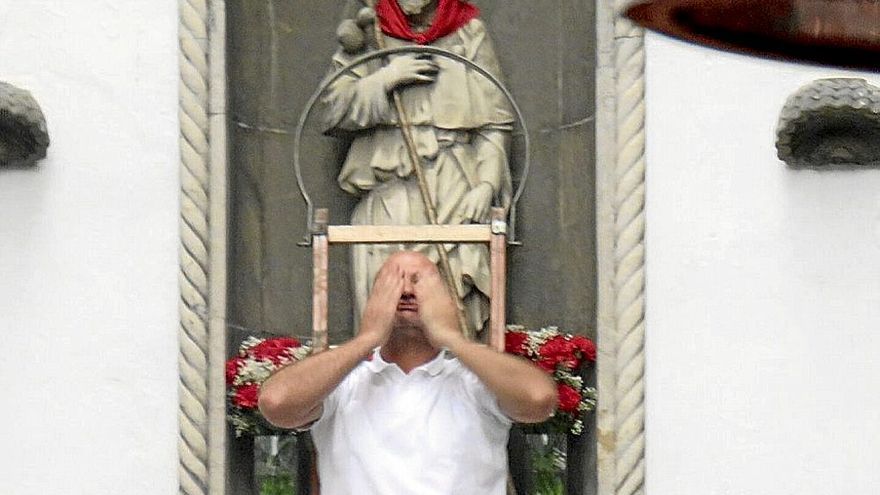 Alegría y ganas de disfrutar de la fiesta, ingredientes en los sanrokes de Deba