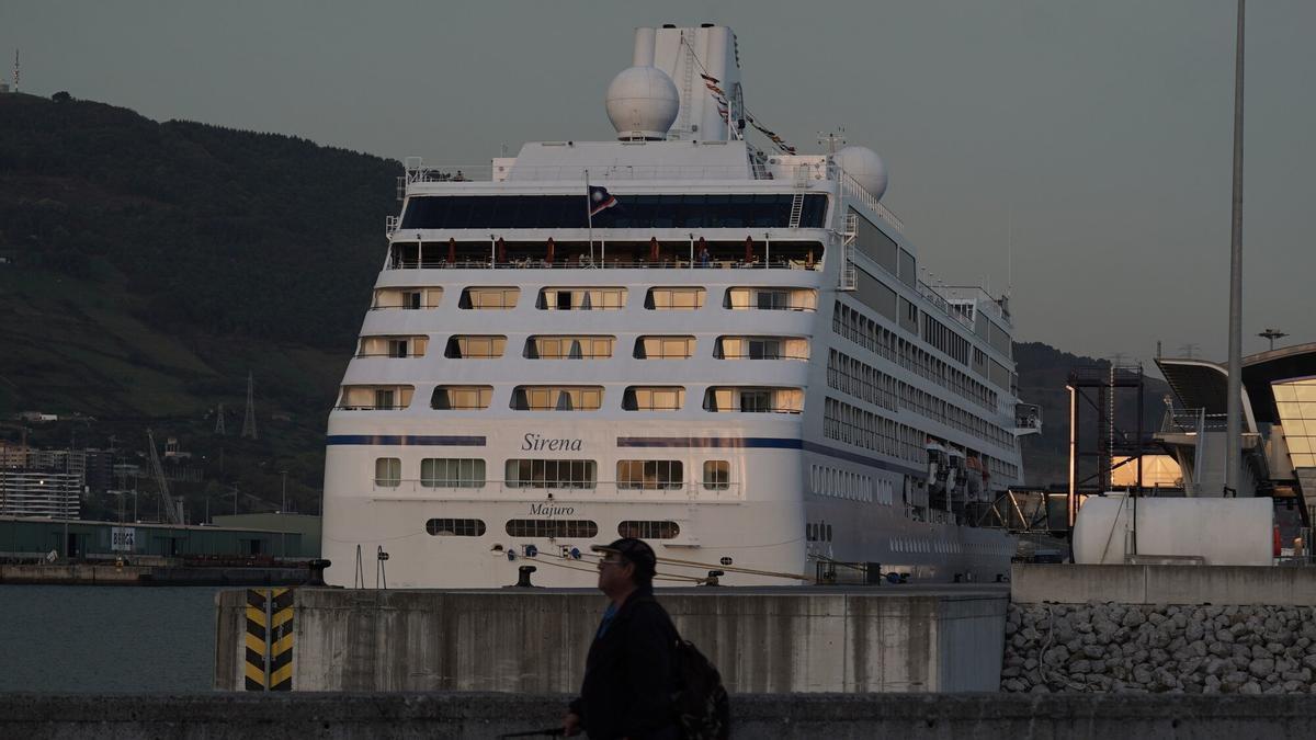 El 'Sirena, será el crucero que cubrirá el viaje a Israel en mayo próximo teniendo Getxo como puerto base